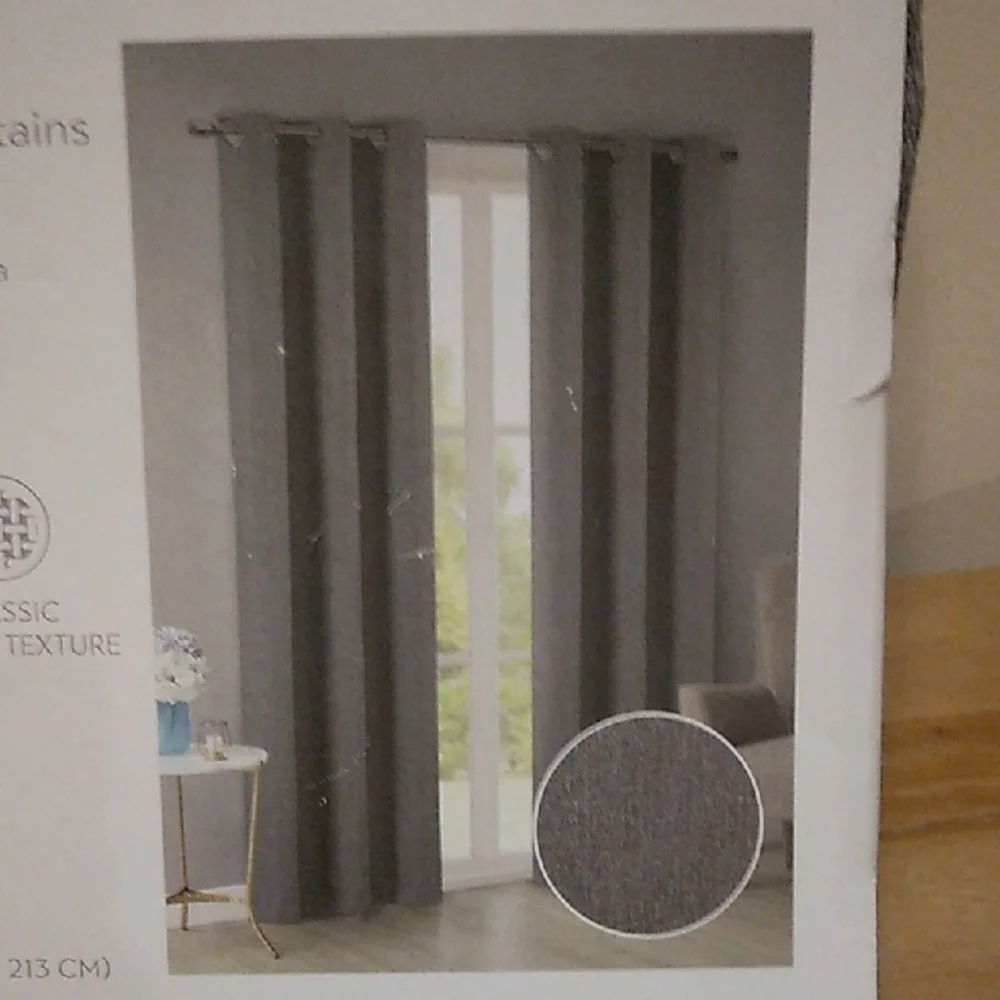 Kirkton House Light Blocking 2 Pack Window Curtains